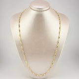 Cadena Rustica Capullo 10.5 g / 24 1/2 in / 3,2 mm Oro Amarillo 18K