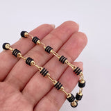 Cadena Rustica Barril 14.35 g / 24 1/2 in / 4,9 mm Oro Amarillo 18K