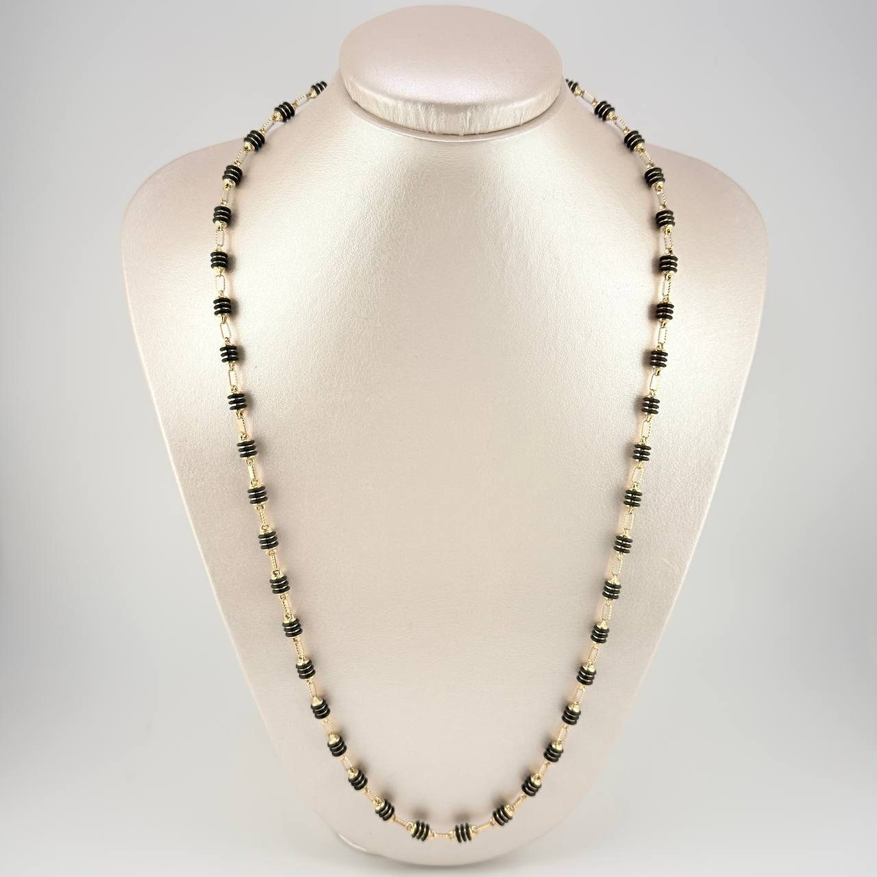 Cadena Rustica Barril 14.35 g / 24 1/2 in / 4,9 mm Oro Amarillo 18K