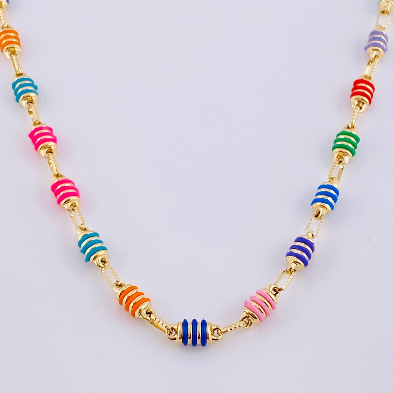 Cadena Rustica Barril 13.45 g / 24 1/2 in / 4,8 mm Oro Amarillo 18K