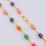 Cadena Rustica Barril 13.45 g / 24 1/2 in / 4,8 mm Oro Amarillo 18K