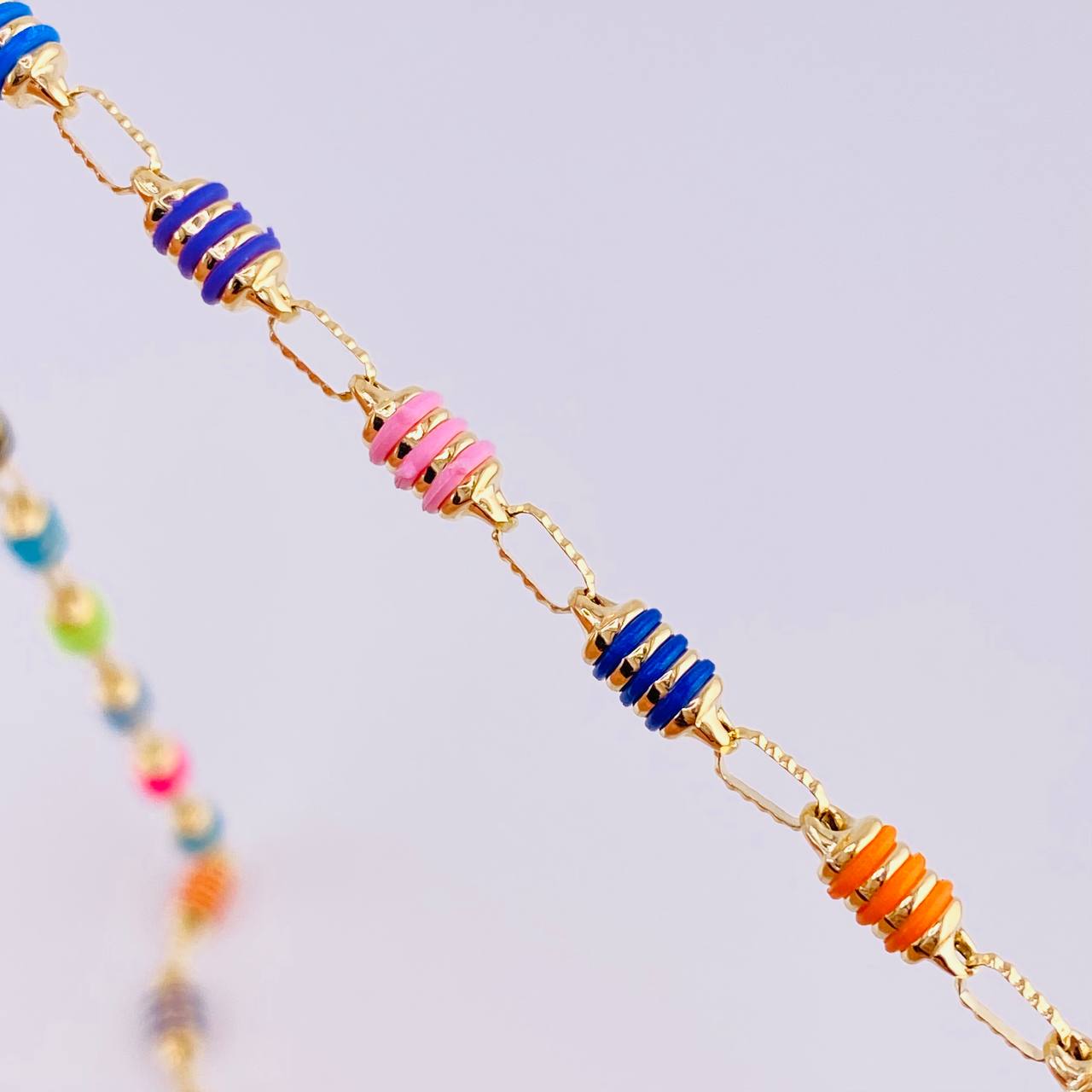 Cadena Rustica Barril 13.45 g / 24 1/2 in / 4,8 mm Oro Amarillo 18K