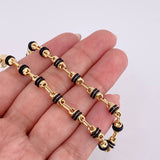 Pulso Rustico Barril 5.4 g / 8 in / 5 mm Oro Amarillo 18K