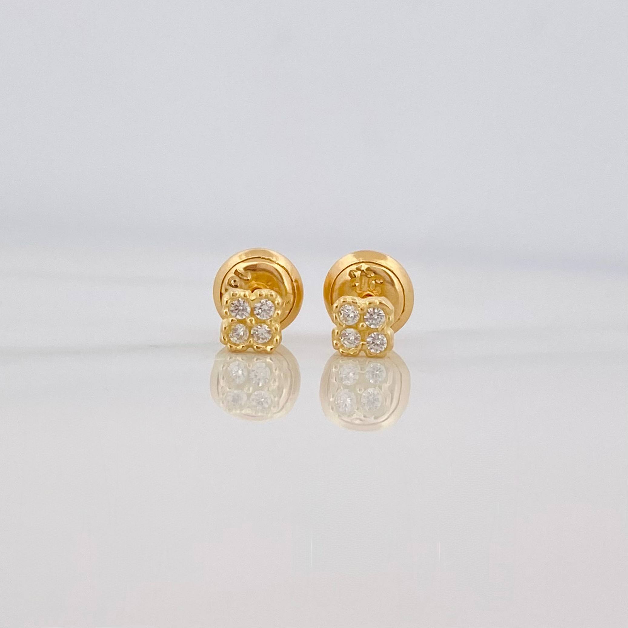 Topos Trebol 0.65 g / in / 3.6 mm Oro Amarillo 18K