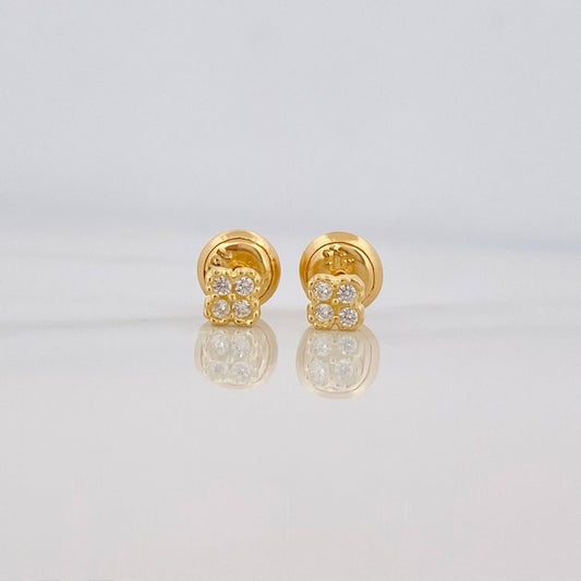 Topos Trebol 0.65 g / in / 3.6 mm Oro Amarillo 18K
