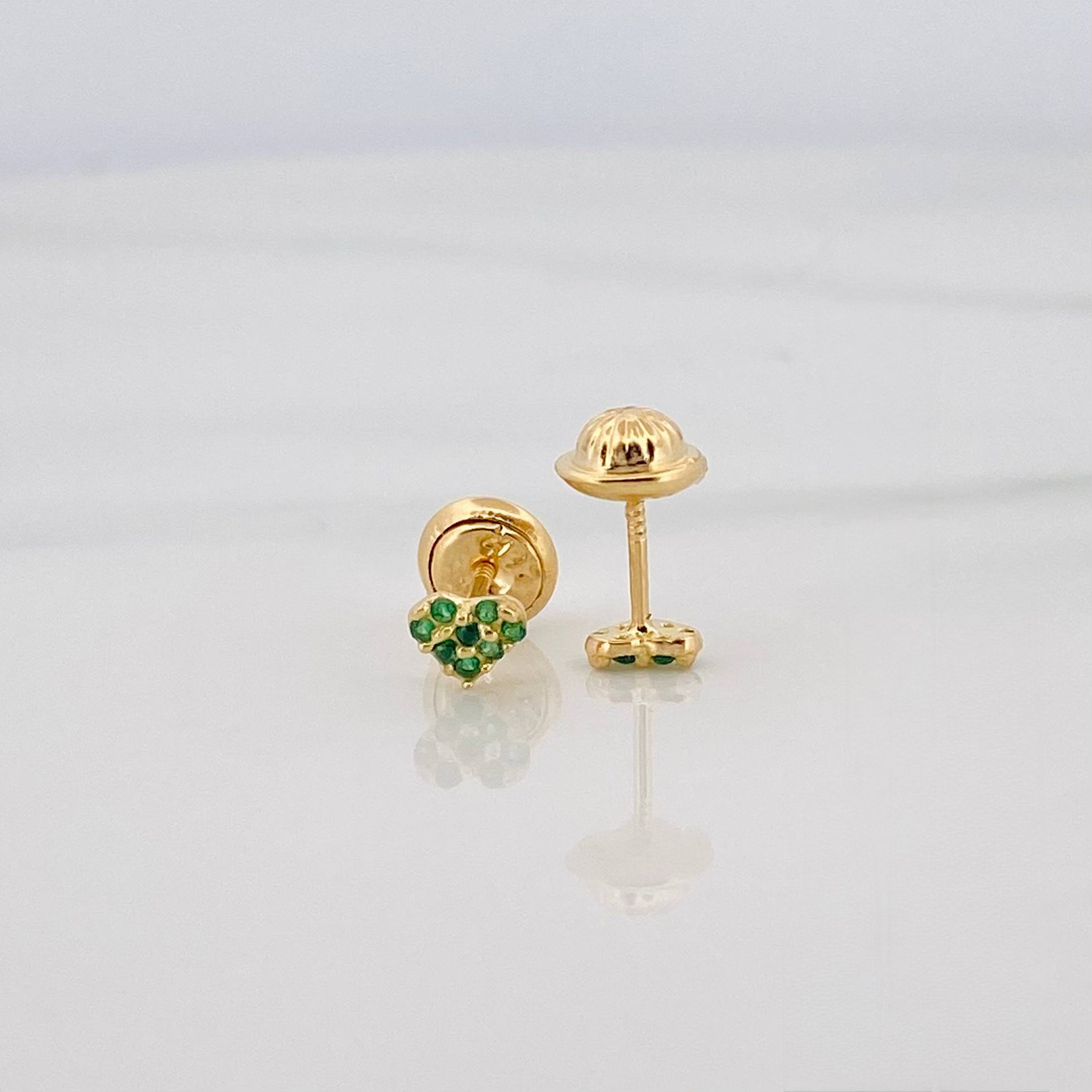 Topos Corazón Tupido 0.65 g / in / 4.6 mm Oro Amarillo 18K