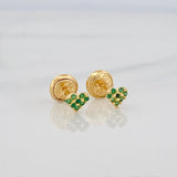 Topos Corazón Tupido 0.65 g / in / 4.6 mm Oro Amarillo 18K