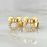 Topos Silueta Raton 2.1gr / Oro 18K