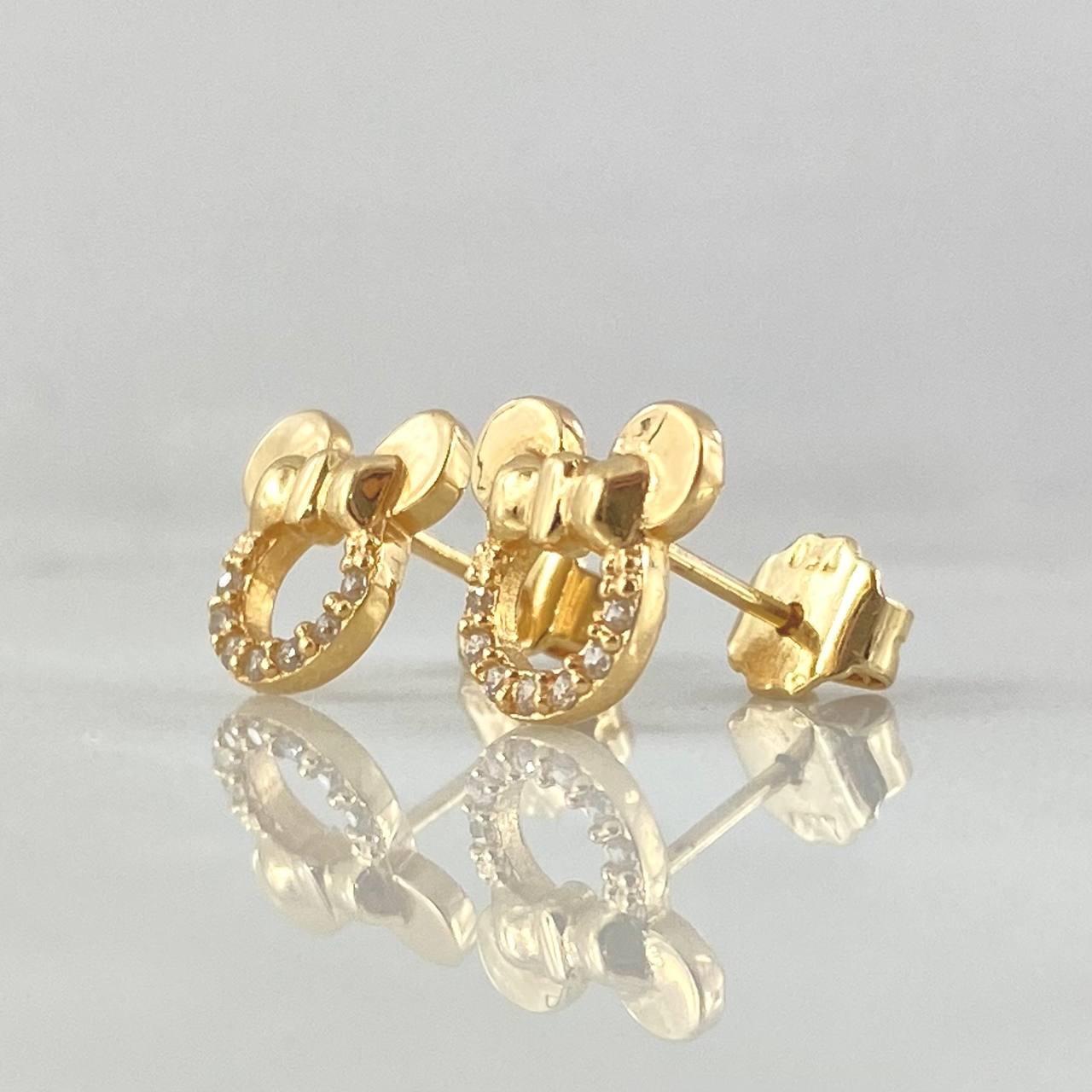 Topos Silueta Raton 2.1gr / Oro 18K