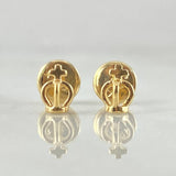 Stud Earrings Royal Crown 0.65gr / 18K Gold ©