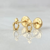 Stud Earrings Royal Crown 0.65gr / 18K Gold ©