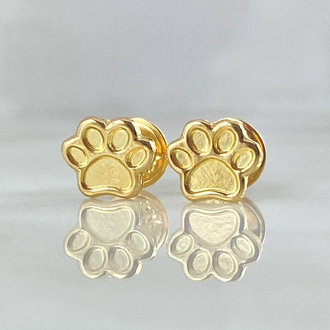 Stud Earrings Footprints 0.55gr / 18K Gold