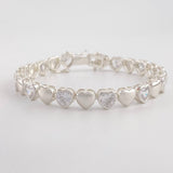 Pulso Corazón 16.45g / 7 1/4 in / 7.4mm Plata 925