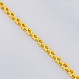Pulso Correa 12.6g / 8 1/4 in / 4.9mm Plata Vermeil 925