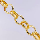 Pulso Aros 22.05g / 9 1/4 in / 20.08mm Plata Vermeil 925