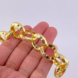 Pulso Aros 21.5g / 9 1/4 in / 20.08mm Plata Vermeil 925