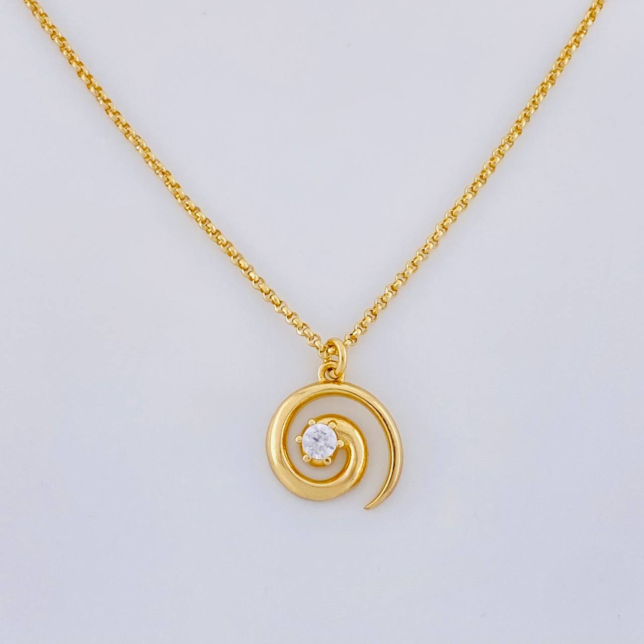 Classic Link Chain Caracol 3.15g / 16 in / 1.25mm Silver Vermeil 925
