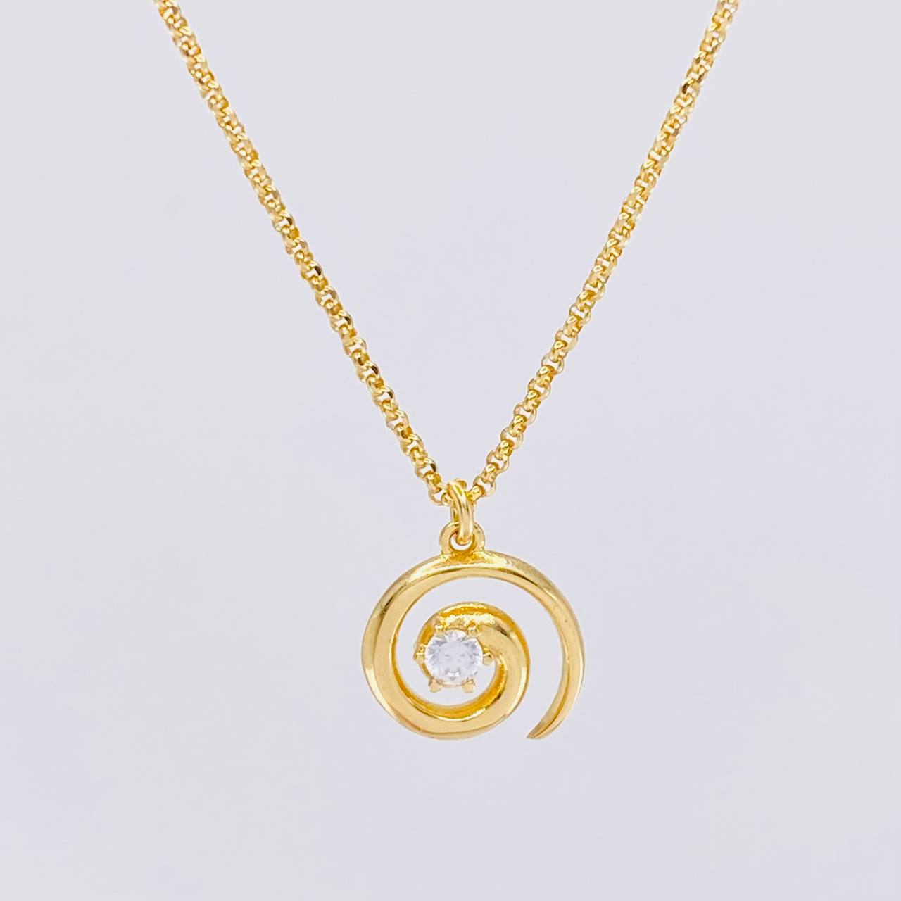 Classic Link Chain Caracol 3.15g / 16 in / 1.25mm Silver Vermeil 925