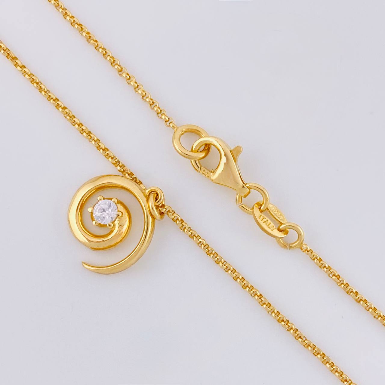 Classic Link Chain Caracol 3.05g / 16 in / 1.1mm Silver Vermeil 925