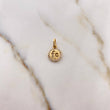 Pendant Faith Medal 1.05gr / 1.6cm / White Zircons 18K Yellow Gold #