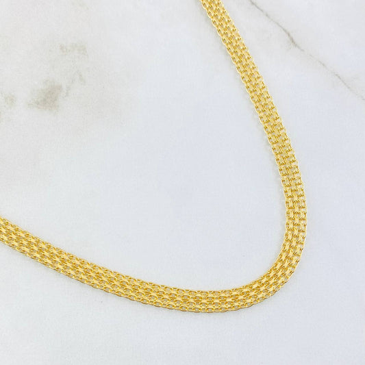 Cadena China 15.15gr / 23 1/2 in / Oro Amarillo +1 18K ©