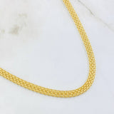 Cadena China 17.8gr / 27 1/2 in / Oro Amarillo +1 18K ©