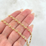Cadena GC 5.8gr / 17 3/4 in / Oro Amarillo 18K *
