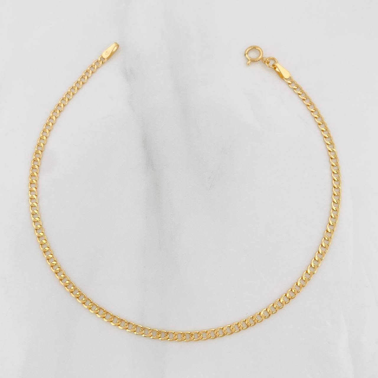 Pulso Cubano 0.85g / 7 3/4 in / 2.06mm Oro Amarillo 18K
