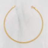 Pulso Cubano 0.85g / 7 3/4 in / 2.06mm Oro Amarillo 18K