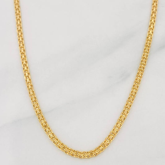 Cadena China 3.1g / 20 in / 2.17mm Oro Amarillo 18K