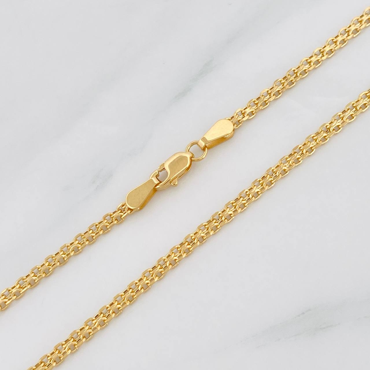 Cadena China 3.1g / 20 in / 2.17mm Oro Amarillo 18K