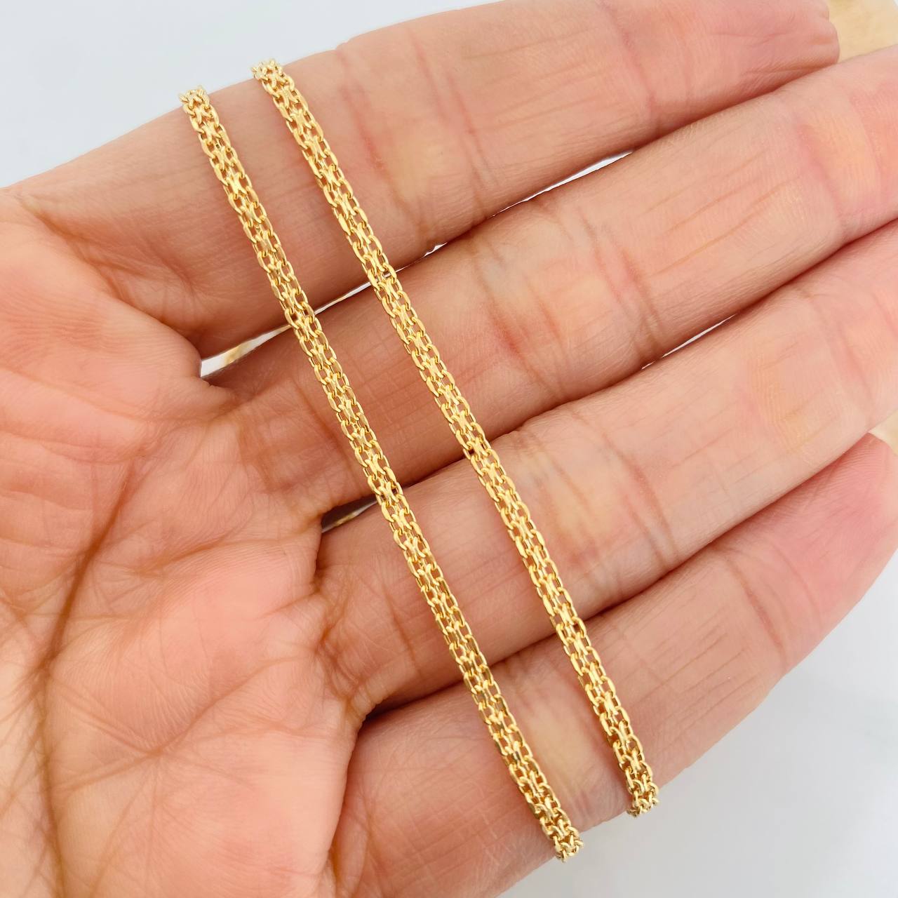 Cadena China 3.1g / 20 in / 2.17mm Oro Amarillo 18K