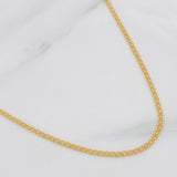 Cadena China 1.9g / 18 in / 1.06mm Oro Amarillo 18K