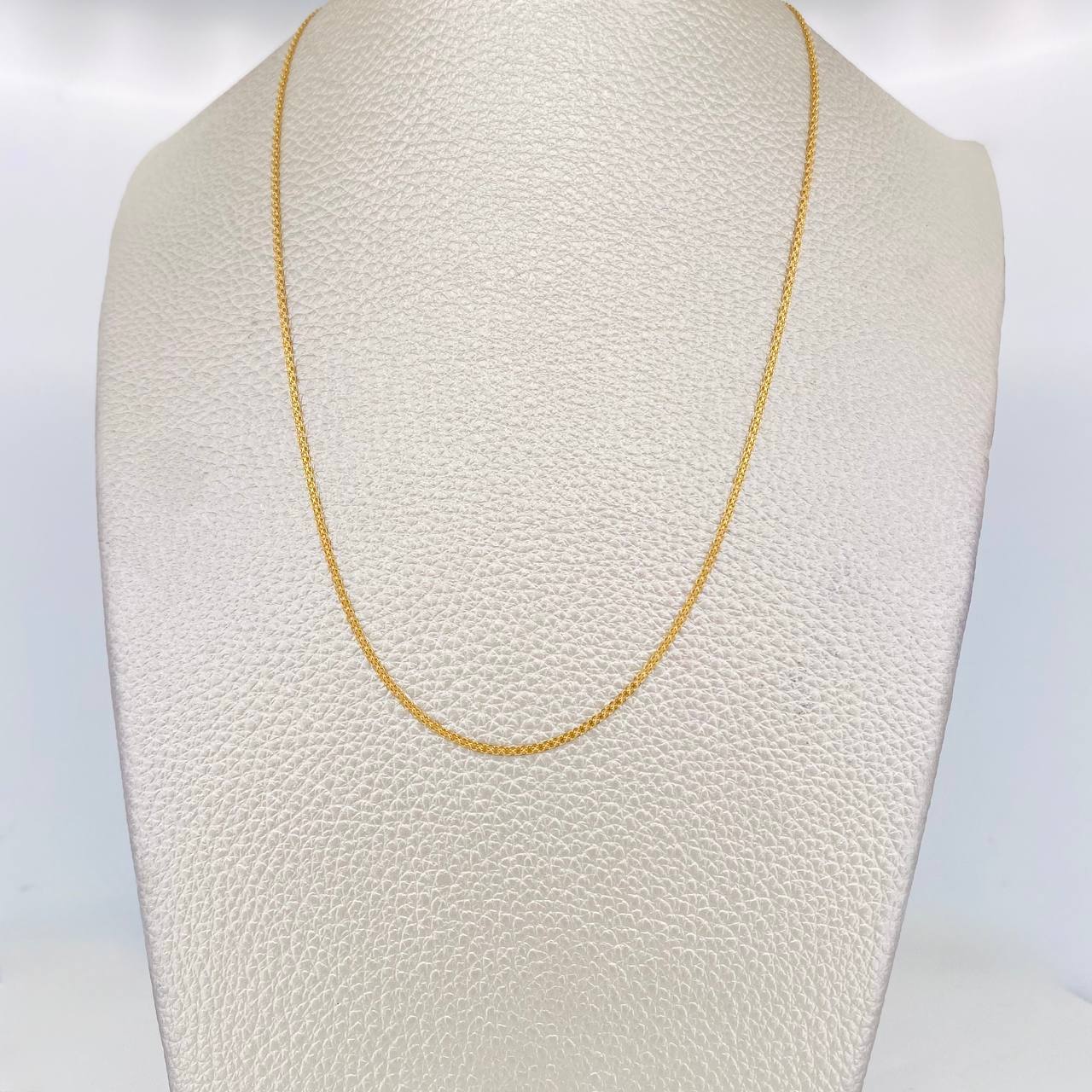 Cadena China 1.9g / 18 in / 1.06mm Oro Amarillo 18K