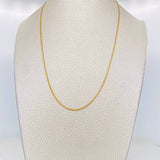 Cadena China 1.9g / 18 in / 1.06mm Oro Amarillo 18K