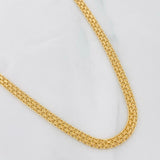 Cadena China 4.35g / 18 in / 3.28mm Oro Amarillo 18K