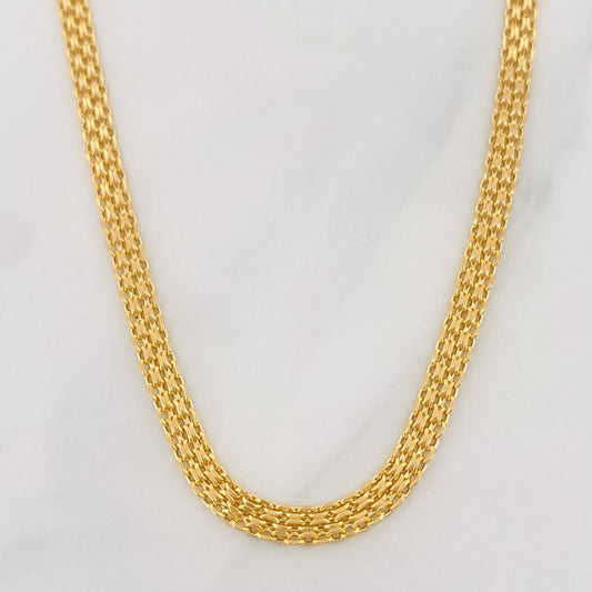 Cadena China 4.35g / 18 in / 3.28mm Oro Amarillo 18K