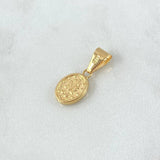 Pendant Miraculous Virgin 0.6gr / 2cm / 18K Yellow Gold Stamped