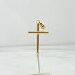 Pendant Cruz Bastón 0.9gr / 3.5cm / Polished 18K Yellow Gold