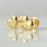 Stud Earrings Love 0.6gr / 18K Gold ©