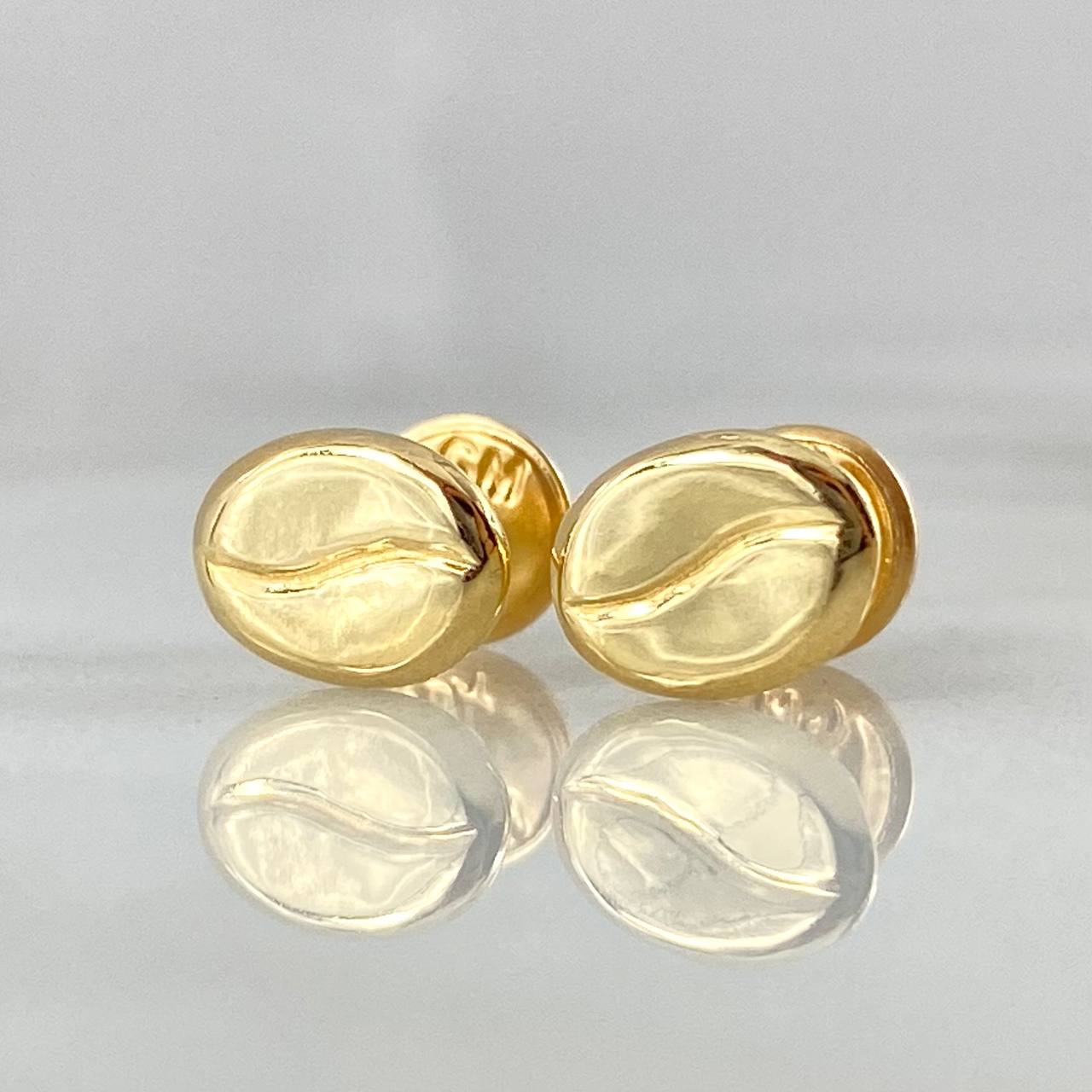 Topos Grano Café 0.65gr / Oro Amarillo 18K