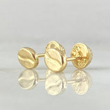 Stud Earrings Coffee Grain 0.55gr / 18K Gold ©