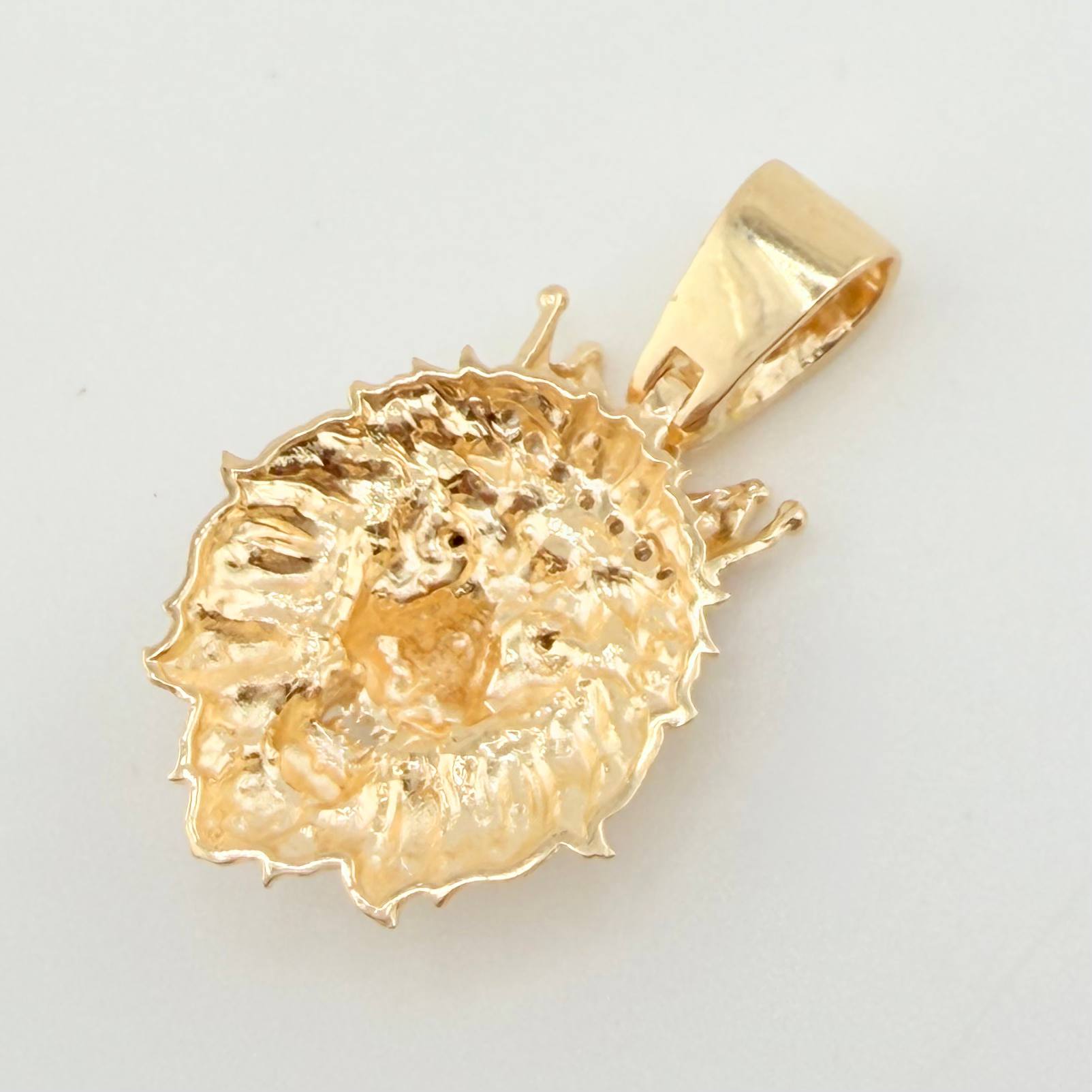 Dije Leon 3.3 g / 1 in Dos Oros Amarillo Blanco 18K