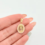 Dije Virgen Guadalupe 1.7gr / 1 in / Oro Amarillo 18K ©