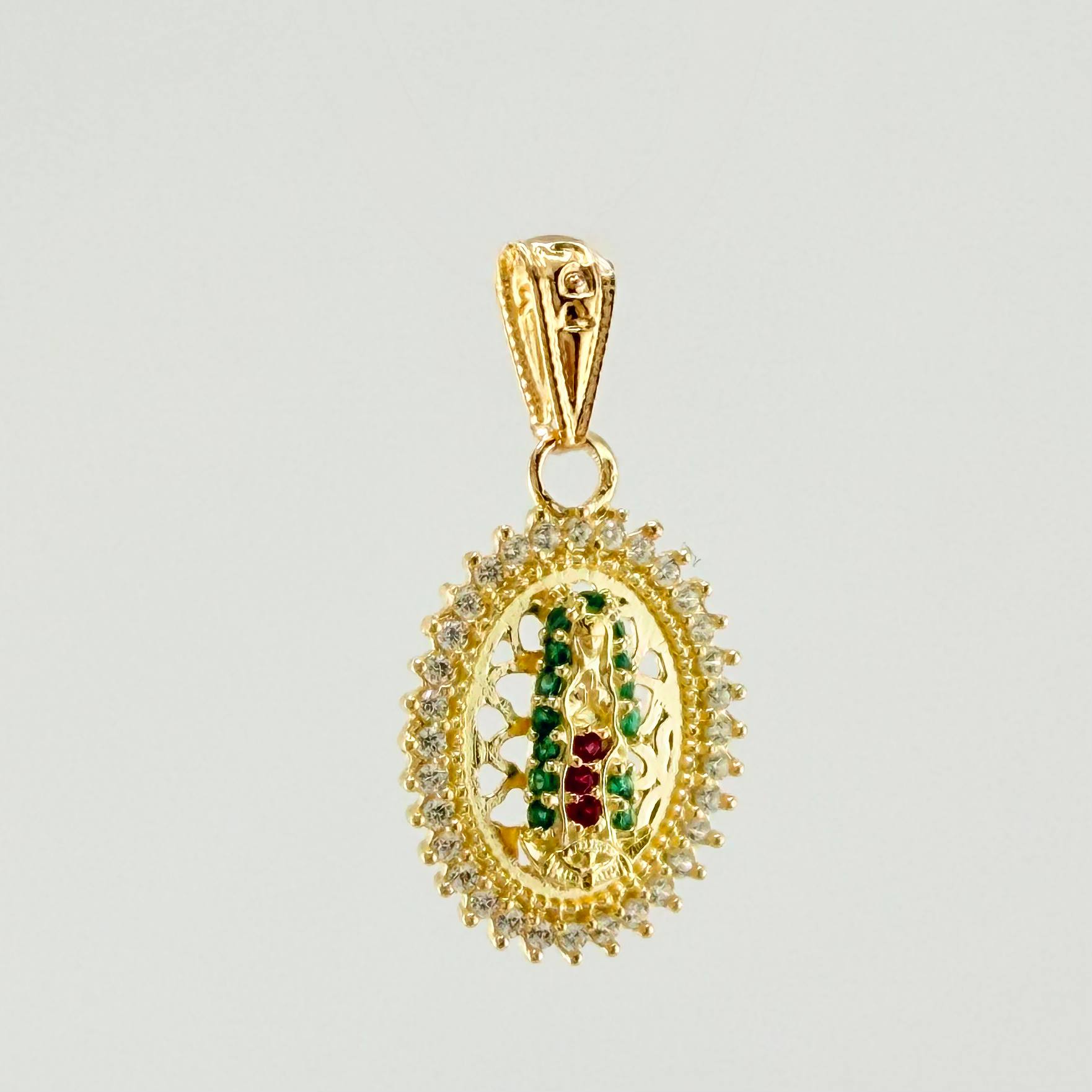 Dije Virgen Guadalupe 1.65gr / 1 in / Oro Amarillo 18K *