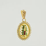 Dije Virgen Guadalupe 1.65gr / 1 in / Oro Amarillo 18K *