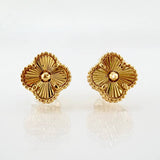 Topos Trebol Diamantado 1.75gr / 6.7mm Oro Amarillo Nac.Esp. 18K