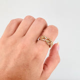 Intertwined Rails Ring 4.35gr / T7 1/4 / 18K Yellow Gold