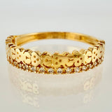 Anillo Carril Osos 2.6gr / T7 3/4 / Oro Amarillo 18K