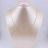 Cadena Franco 3.85gr / 17 3/4 in / 1mm Oro Amarillo +3 18K *
